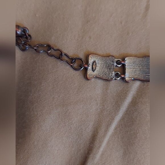 Vintage Avon Silver Tone Religious Ten Commandments Bracelet 7”-7. - Picture 5 of 5